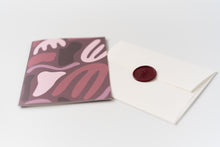 Load image into Gallery viewer, Burgundy Abstract – Greeting Card - Modern Legacy Paper Company