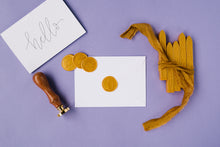 Load image into Gallery viewer, Lemon Wax Seal Stamp Kit - Modern Legacy Paper Company