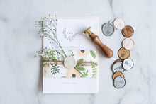 Load image into Gallery viewer, Rose Wax Seal Stamp Kit - Modern Legacy Paper Company