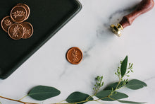 Load image into Gallery viewer, Leaf Sprig Wax Seal Stamp Kit - Modern Legacy Paper Company