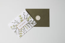 Load image into Gallery viewer, Happy Birthday – Greenery – Foil Pressed Greeting Card - Modern Legacy Paper Company