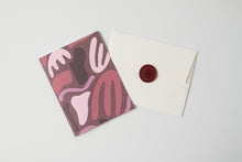 Load image into Gallery viewer, Burgundy Abstract – Greeting Card - Modern Legacy Paper Company