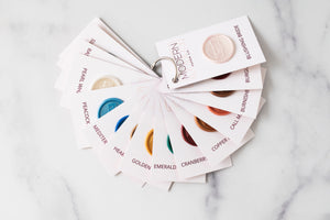 Wax Color Sample Card Ring - Modern Legacy Paper Company