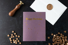 Load image into Gallery viewer, Happy Birthday – Splatter Paint – Foil Pressed Greeting Card