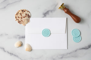 Seashell Wax Seal Stamp Kit - Modern Legacy Paper Company