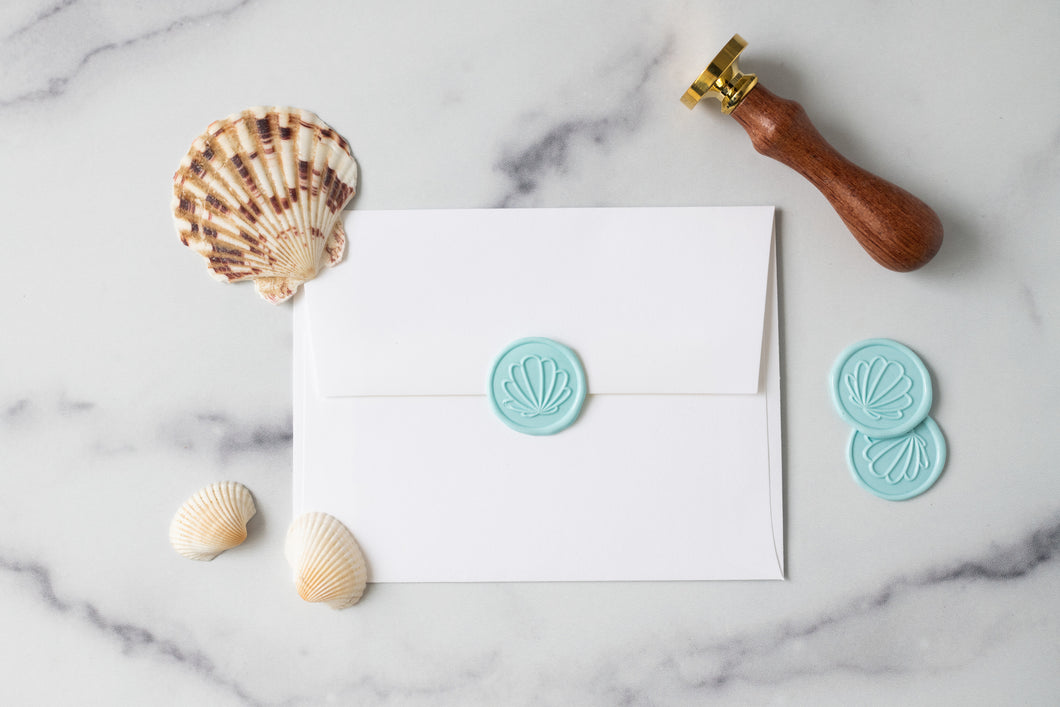 Seashell Wax Seal Stamp Kit
