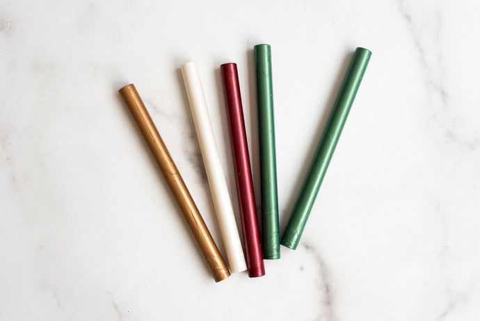 Holiday Collection Glue Gun Sealing Wax Sticks (Pack of 5) - Modern Legacy Paper Company