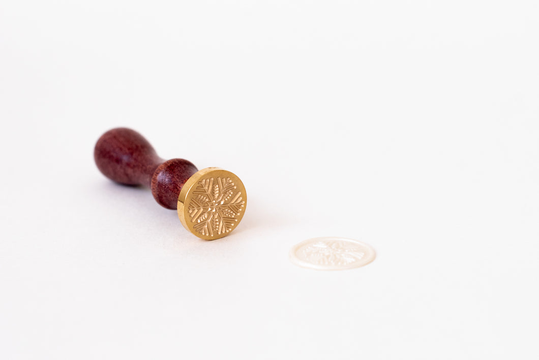 Snowflake Wax Seal Stamp - Modern Legacy Paper Company