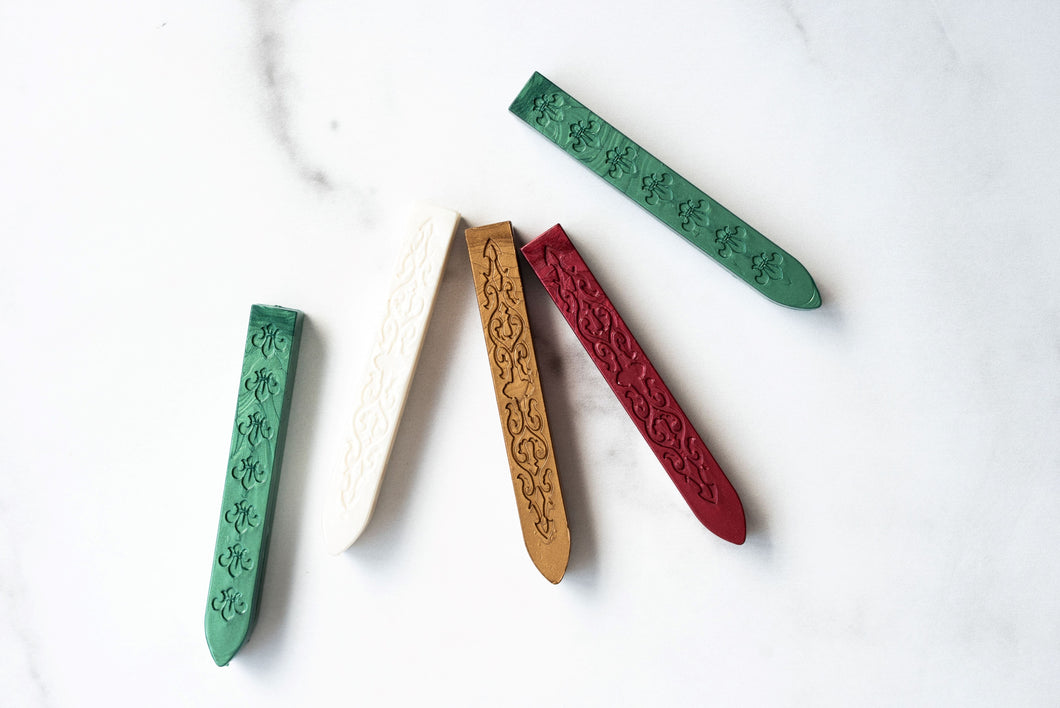 Holiday Collection Wickless Sealing Wax Sticks (Pack of 5) - Modern Legacy Paper Company