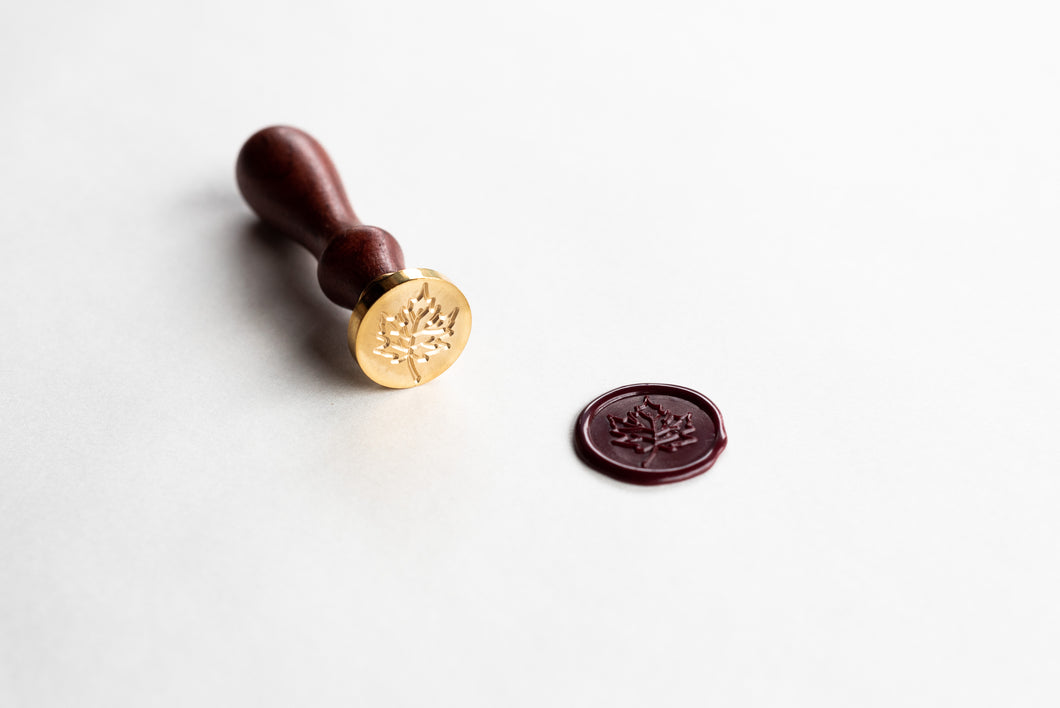 Maple Leaf Wax Seal Stamp - Seville Lettering Company