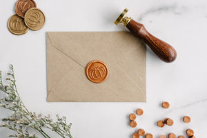 Pumpkin Wax Seal Stamp Kit - Seville Lettering Company